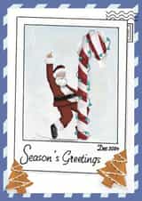 Fun Santa Christmas Card created by onethirtysix_am