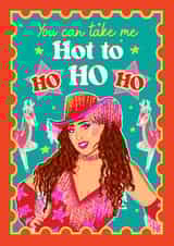 Funny Christmas Card - Chappell Roan - Hot To Ho Ho Ho created by Foggish