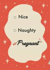 Fun Christmas Card - List - Pregnant created by Kaytealogy 