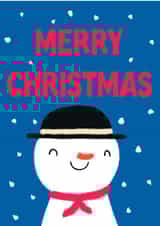 Cute Christmas Card - Snowman created by Hole in my Pocket
