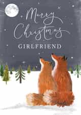 Woodland Fox Merry Christmas Girlfriend Card created by Making Meadows Ltd