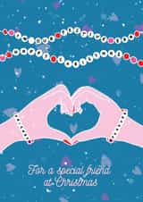 Cute Christmas Card - Taylor Swift Friendship Bracelet - Festive Era created by Just Daydreaming
