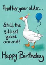 Cute Silly Goose Birthday for friend created by Makeadaze