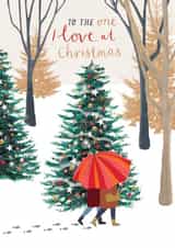 Classic Christmas Card - For Partner - To The One I Love At Christmas created by Louise Tiler