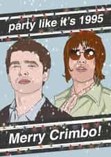 Funny Christmas Card - Oasis - Party Like It's 1995 created by Rulu