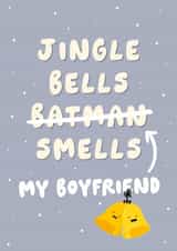 Funny Christmas Card - For Boyfriend - Jingle Bells created by Fliss Muir