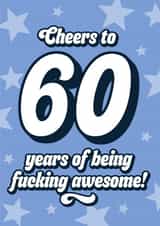 Classic Birthday Card - 60th - For Him created by Blush & Blossom