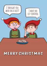 Funny Christmas Pun Card For Any Member Of The Family created by Bradley Priday
