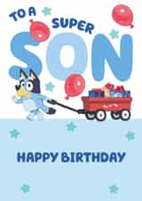 Bluey Cute Birthday Card for Son – Kids Birthday – Boy created by Danilo