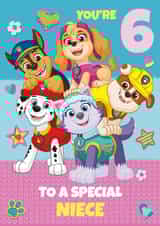 Paw Patrol 6th Birthday Card for Niece created by Danilo