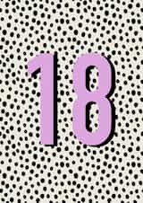 Classic Birthday Card - 18th - For Her created by Hey Ves Designs