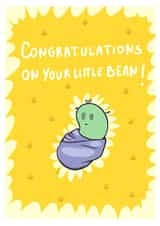 Cute New Baby Card - Congratulations created by Sam Musa