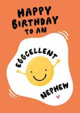 Cute Birthday Card - Egg - For Nephew created by Fliss Muir