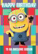 Fun Minions Birthday Card – For Godson created by Danilo