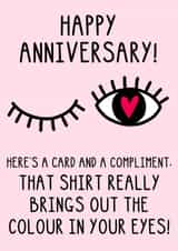 Cute Anniversary Card - Compliment created by OhJaye