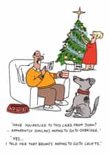 Funny Christmas Card - Dog Crufts - Loved Ones Card Updates created by Cardinky