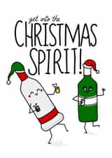 Cute Christmas Spirit Card created by Leanneco.Studio