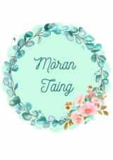 Classic Thank You Card - Flowers - Gaelic created by Cairtean le Sarah