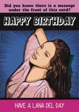 Fun Birthday Card - Lana Del Rey - Music created by Jimmy James
