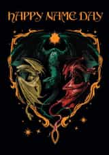 House Of The Dragon Birthday Card – Happy Name Day created by Danilo