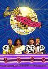 Fun Birthday Card - For Mum - Strictly Come Dancing created by Rosie Johnson Illustrates