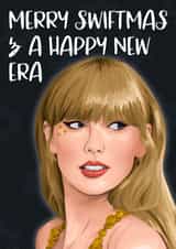 Taylor Swift Christmas Card - Merry Swiftmas - A Happy New Era created by Pink + Pip