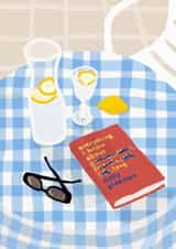 Modern Birthday Card - For Her - Dolly Alderton Everything I Know About Love Book created by Hello August Studio