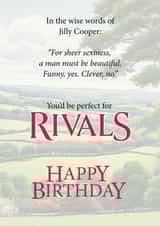 Funny Birthday Card - Rivals created by @MarcoLooks