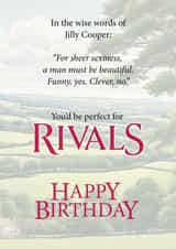 Funny Birthday Card - Rivals created by @MarcoLooks