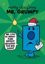 Funny Christmas Card - Mr. Grumpy - Mr. Men created by Mr. Men