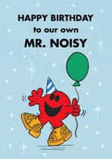 Cute Birthday Card - Mr. Noisy - Mr. Men created by Mr. Men