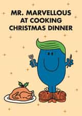 Cute Christmas Card - Mr. Men - Mr. Marvellous created by Mr. Men