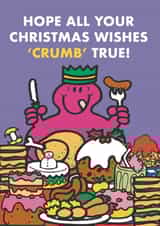 Cute Christmas Card - Mr. Greedy - Mr. Men created by Mr. Men