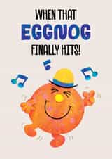 Funny Christmas Card - Eggnog Party - Mr. Men created by Mr. Men