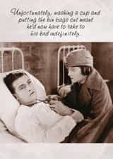 Funny Birthday / Father's Day Card - Joke - Man Flu - Just Because created by Paperlink and Meraki Greeting Cards