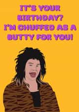 Funny Birthday Card - Lill Ru Pauls Drag Race - Chuffed As A Butty created by Childish Ramblings