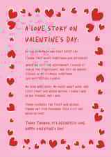 A Valentine's Story Just for You | Valentine's Day Card created by LB Designs