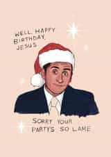 Funny Christmas Card - Michael Scott from the American Office created by Studio Smallpiece
