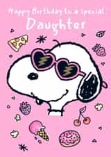 Special Daughter Birthday Card – Snoopy & Sweet Treats created by Danilo