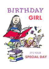 Matilda Birthday Card for Girls – Celebrate Her Special Day created by Danilo
