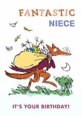 Fantastic Mr. Fox Birthday Card – Niece created by Danilo