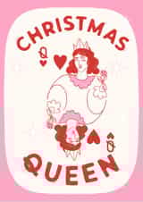 Cute Christmas Queen of Hearts Card created by Studio Smallpiece