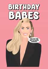 Funny Birthday Card - Miley Cyrus - Best Of Both Worlds created by Greetings from Grieve