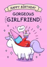 Funny Birthday Card - For Girlfriend - Gorgeous Girlfriend created by Cheeky Legends