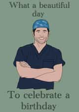 A happy birthday message from McDreamy created by Asenna Emre