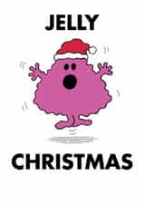 Cute Christmas Card - Mr. Jelly - Mr. Men created by Mr. Men