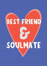 Cute Valentine's Day Card - Soulmate - Best Friend created by Lucy Maggie Designs