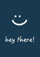 Smiley greetings card to send to a friend! created by Samuel Alexander Design