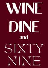 Rude/Cheeky Anniversary card for him/her - Romantic Card for Love and Laughter created by Giggle Box