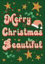 Merry Christmas Beautiful created by Summer Lane Studio
